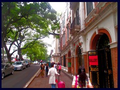 The road along Pearl River, Shamian Island.